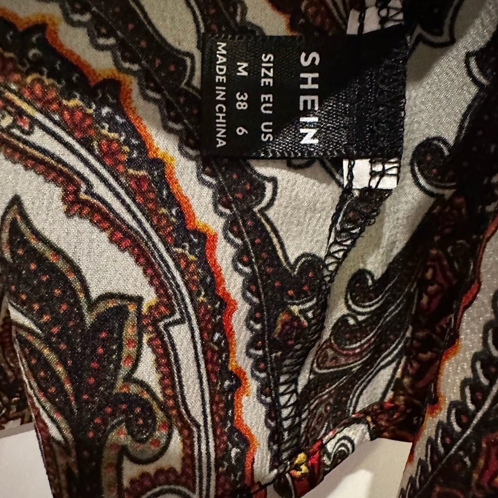 Brand new paisley print tank top